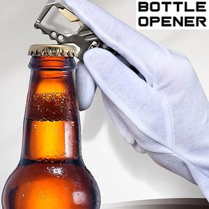 Bottle Zinc Alloy High End Model Key Chain Heavy Duty Keychain Carabiner Bottle Opener Anti Keyring Tracker for Men Women - Product Image 5