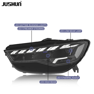JUSHUN assemblaggio fari modifica matrice lente LED luci di marcia diurna marcia Plug and Play per Audi <span class=keywords><strong>A6</strong></span> 2016-2018 - Product Image 5
