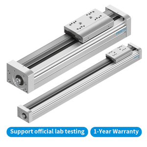 Cylindre électrique à vis sans fin de haute précision pour charges lourdes, authentique EGC-80-BS-10P-20P, pour machines de production automatisées - Product Image 4