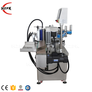 HZPK ARLM-200B Food Cans Wine Bottle Label <b>Sticker</b> Labeling <b>Printing</b> <b>Machine</b> for Round Bottles Jar Automatic - Product Image 2