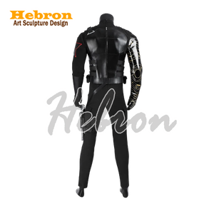 Costume de cosplay complet personnalisable de Winter Soldier de Marvel en cuir PU, denim et toile pour hommes # 39;s Personnel - Product Image 5
