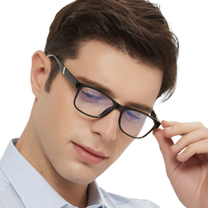 2025 mới hợp thời trang unisex màu xanh Chặn ánh sáng nam giới và phụ nữ thời trang Kính đọc sách - Product Image 2
