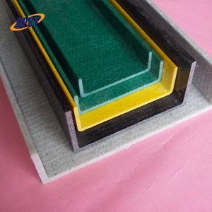 Profilé en U en fibre de verre de haute qualité, personnalisé en usine, technique de pultrusion, marque <span class=keywords><strong>OPCT</strong></span> pour la construction - Product Image 4