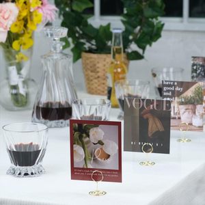 Tùy Chỉnh Vòng Hình Kích Thước Nhỏ Bảng Thẻ Hình Ảnh Đứng Mini Nơi Thẻ Ảnh Chủ Vàng Bảng Số Chủ Sở Hữu - Product Image 3