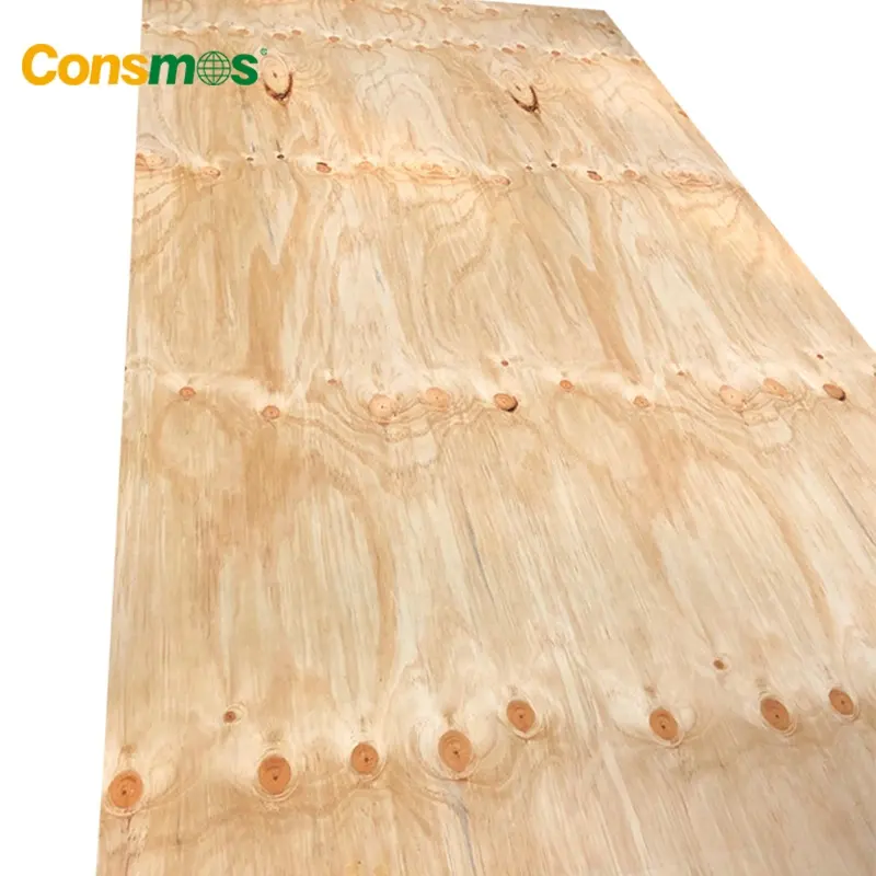 Consmos-madera contrachapada de pino CDX para construcción de tejados, resistente al agua, 4x8, 3/4 pulgadas