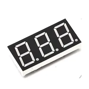 0.8 green color mini 3 digit 7 segment display numeral led