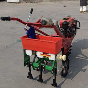 Handheld <b>Cultivator</b> 12 In Working Width Gasoline Engine 80 Cc Red Color For Garden Farm Use - Product Image 1