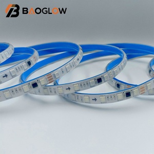 ไฟ LED กันน้ำ IP68 แบบเส้นสี่เส้น สีรุ้ง 24V 12V RGB SMD5050 60led/m แผงวงจร PCB ขนาด 10 มม. ไฟ LED อัจฉริยะ ขายส่ง - Product Image 5