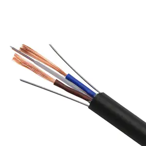 24 36 38 48 96 144 Noyau Photoélectrique Composite Câble Câble Optique Hybride De Fiber