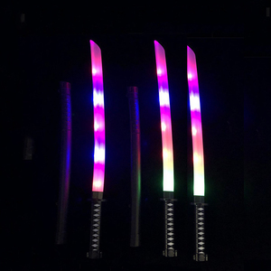 Lightsaber Samurai thanh kiếm đa màu <span class=keywords><strong>Flash</strong></span> thanh kiếm cậu bé cô gái Đồ chơi bán buôn LED nhấp nháy ánh sáng lên thanh kiếm cho bên cosplay - Product Image 4