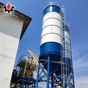 Büyük kapasiteli çin fabrika fiyat SDDOM marka CE ISO 50ton 100ton cıvatalı çimento silosu fiyat