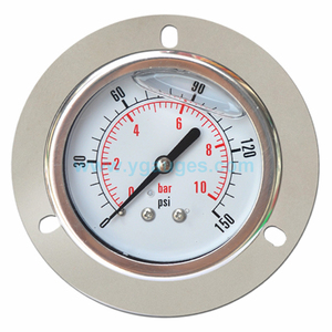 304 aço inoxidável óleo enchido manômetro gama 6000psi - Product Image 6