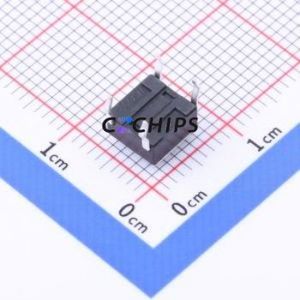 TC-6610-4.3-260G Tactile Switch Through hole-4P,6x6mm Switch Single Pole Single Throw Round Button 2.6N Through Hole - Product Image 2