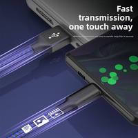 Cable de Carga Rápida USB C a USB C de 1m 2m 3m, Cable Trenzado de Nailon Tipo C para PD de 60W, en Oferta