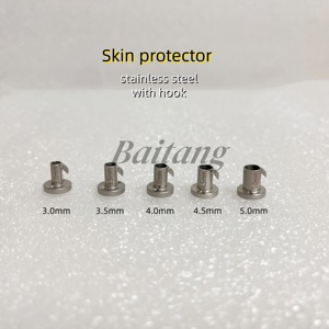 Protector <span class=keywords><strong>de</strong></span> Piel Baitang Reutilizable <span class=keywords><strong>de</strong></span> Acero Inoxidable y Silicona <span class=keywords><strong>de</strong></span> 3mm/3.5mm/4mm/4.5mm/5mm para Cirugía <span class=keywords><strong>de</strong></span> Liposucción - Product Image 3