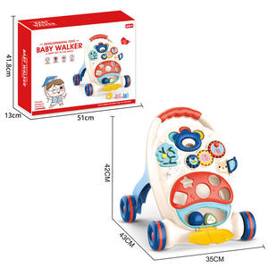 Jouet d'apprentissage de la marche pour bébé, trotteur Montessori pour tout-petit, centre d'activités avec roues pour garçons et filles - Product Image 6