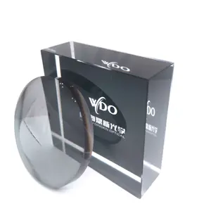 WDO 1.56 SF blue ray produsen lensa flat top, lensa photoromik antibluray HMC lensa penghalang cahaya biru