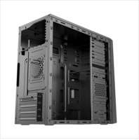 Boîtier PC Gaming Meway en Gros, Châssis de Bureau Mid-Tower, Carte Mère Micro ATX, Verre Trempé, Prix Usine en Stock