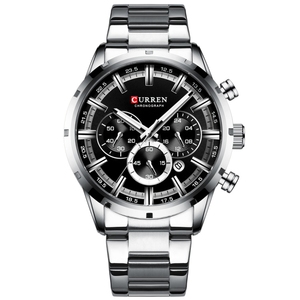 Reloj Curren M8355 para Hombre, Resistente al Agua, Cuarzo, Seis Agujas, Calendario, Correa <span class=keywords><strong>de</strong></span> Acero, Reloj <span class=keywords><strong>de</strong></span> Negocios - Product Image 3