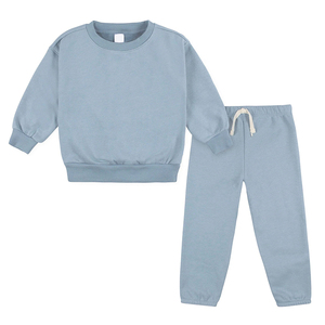 ผ้าฝ้ายไม้ไผ่เด็กชุด Sweatsuit ชุดเสื้อผ้าเด็กชาย eco ชุดวอร์มที่กําหนดเองสําหรับเด็กผู้ชายชุดอบอุ่นเด็ก streetwear - Product Image 6