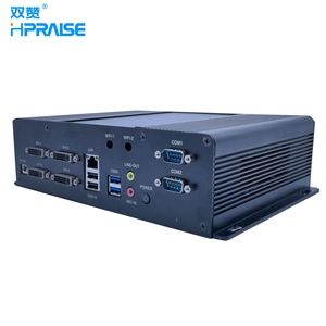 รองรับจอแสดงผล DVI อิสระสี่จอ ซีพียูควอดคอร์ 4600M คอมพิวเตอร์อุตสาหกรรมแบบฝังตัว - Product Image 4