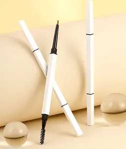 Белый стикер для бровей водостойкий многоразовый карандаш для бровей с двойной головкой