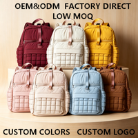 Sac de voyage multifonctionnel pour la maternité, imperméable, grande capacité, sac à langer avec fermeture éclair, sac en nylon pour maman (couleur personnalisée)