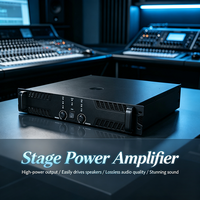 Amplificateur de puissance stéréo professionnel 2 canaux 2U pour montage en rack, idéal pour KTV, pubs et spectacles en direct (OEM usine)