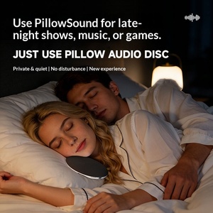 Haut-parleur d'oreiller SM1 pour chevet avec son Dolby Digital 5.4, <span class=keywords><strong>ultra</strong></span>-fin en ABS, minuterie <span class=keywords><strong>de</strong></span> sommeil, bruit blanc, contrôle tactile - Product Image 3