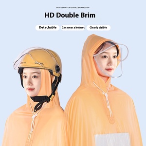 Imperméable <span class=keywords><strong>de</strong></span> voiture électrique imperméable pour femmes/hommes épaissi allongé couverture complète du corps pour <span class=keywords><strong>Poncho</strong></span> pour motos voyage Simple - Product Image 4