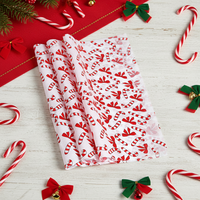 Kertas Tisu Kado Natal Anti Minyak Kualitas Premium Ukuran 50x70cm 17gsm, Kemasan Bunga Kering & Sabun, Dekorasi Pernikahan, Pasokan Pabrik