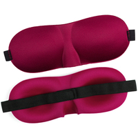Masque de sommeil 3D ergonomique et portable, sans couture, élastique, réglable, occultant, en polyester et coton, pour la maison, la nuit et les voyages