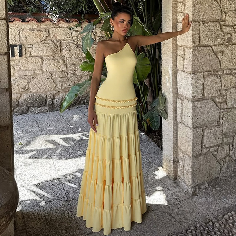 Sexy Long Yellow Dresses - Elegant and Fashionable