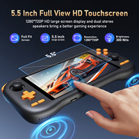 Vente en gros 2025 Console de jeu portable de poche avec écran de 5 pouces, mémoire de 128 Go, 16 000 jeux vidéo rétro classiques OEM