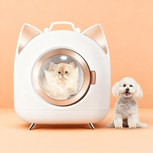 กล่องเครื่องเป่าสัตว์เลี้ยงอัจฉริยะสำหรับสุนัข & แมวทำจากพลาสติก ABS เป็นมิตรกับสิ่งแวดล้อมป้องกันแบคทีเรียแบบทันสมัยกำหนดเอง110-240V oM/odm - Product Image 1