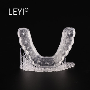 LEYI DSP01 Hard <span class=keywords><strong>Splint</strong></span> Resin Hoge-Precisie Vloeibare Hars Lichtuithardende Transparante Occlusale Splints Boorjigten 1kg 100% - Product Image 4