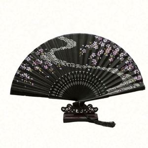 Le dernier éventail pliable en tissu de bambou sur mesure avec dentelle faite à la main - Product Image 4