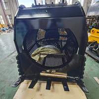 Bêche rotative de criblage de sol RIBETTER avec maille en acier renforcée et remplaçable pour excavatrice de 5 à 35 tonnes, pour le criblage du sable