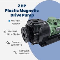 KDG-K16H 2 HP 1.5 kW 塑料电磁驱动离心水泵 OEM 100% 铜线电机 220/380V 50/60Hz 雕刻工艺