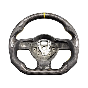 Para <span class=keywords><strong>Audi</strong></span> R8 Tt Roadster <span class=keywords><strong>Rs</strong></span> Tts Mk2 8j 2008 2009 2010 2011 2012 2013 cuero perforado fibra de carbono volante <span class=keywords><strong>Interior</strong></span> del coche - Product Image 4
