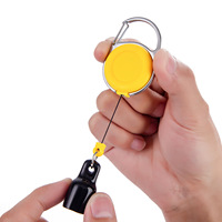 Laisse en PVC personnalisable avec logo premium, avec clips de ceinture, mousqueton rétractable en plastique, porte-badge rétractable, rétracteur de briquet