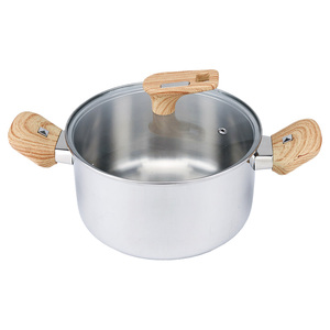 Juego de 8 ollas y sartenes antiadherentes de acero inoxidable de <span class=keywords><strong>3</strong></span> capas para cocinar - Product Image 3