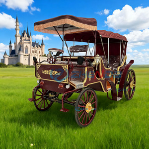 Double-row Electric Carriage Luxury Sightseeing Carriage Wedding Pumpkin Carriage - Product Image 5