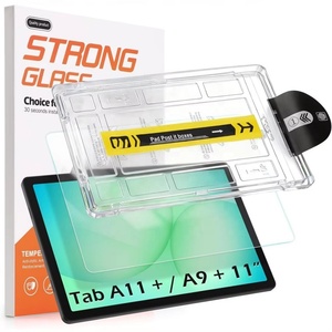 Protector de Pantalla de Vidrio Templado HD Transparente con Ajuste Perfecto para <span class=keywords><strong>Samsung</strong></span> <span class=keywords><strong>Galaxy</strong></span> TAB A11+ A9+ S11 S10 FE Plus A6 Lite - Product Image 1