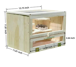 Cage à <span class=keywords><strong>hamster</strong></span> écologique, grande, avec accessoires pour hamsters/lapins/cobayes, cage à cobayes pas chère - Product Image 3