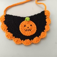 Bavoirs fantômes en coton tissé faits à la main pour chats et chiens - Accessoires pour animaux de compagnie de Noël de la marque KIVA