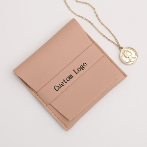 Custom Flap Cotton Fabric <b>Envelope</b> <b>Gift</b> Packaging Dust Bags for Luxury for Velvet Jewelry <b>Boxes</b> Cosmetics - Product Image 1