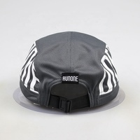 Gorra Deportiva Personalizada de 5 Paneles, de Algodón Liso, con Cierre a Presión, Bordado y Serigrafía, Transpirable y Cómoda