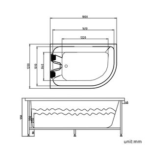 Küvetler akrilik sıcak masaj jakuzi küvet 2 kişi ücretsiz ayakta çift kişilik küvet - Product Image 6