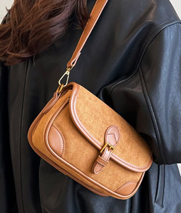 ขายส่งจากโรงงาน กระเป๋าแฟชั่นสะพายข้าง ดีไซน์หรูหรา สีพื้นเรียบง่าย สำหรับสุภาพสตรี - Product Image 3